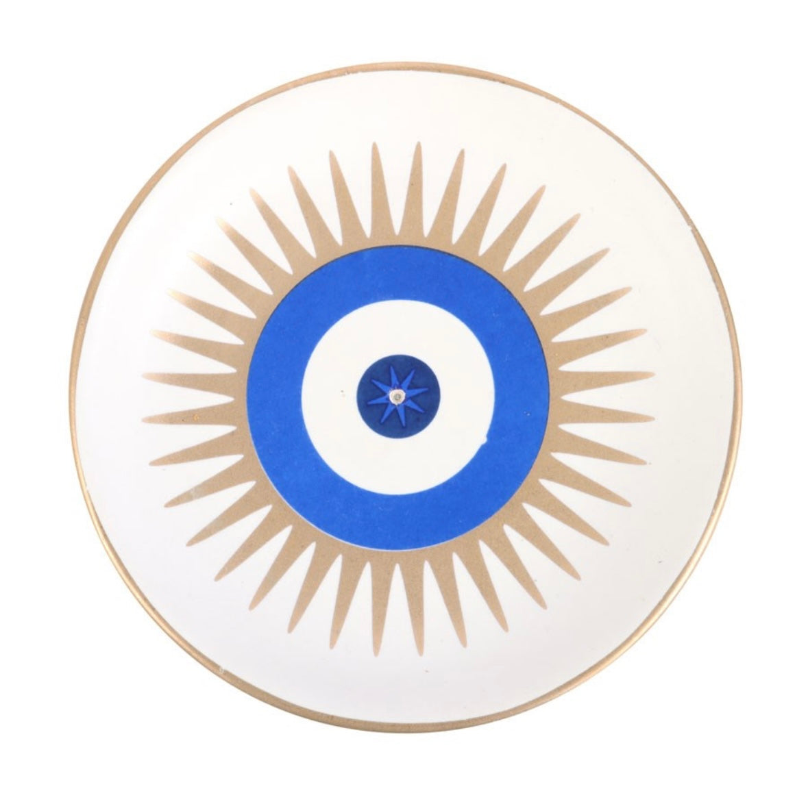 👁️ All Seeing Eye Ceramic Incense Holder – Spiritual Protection Symbol
