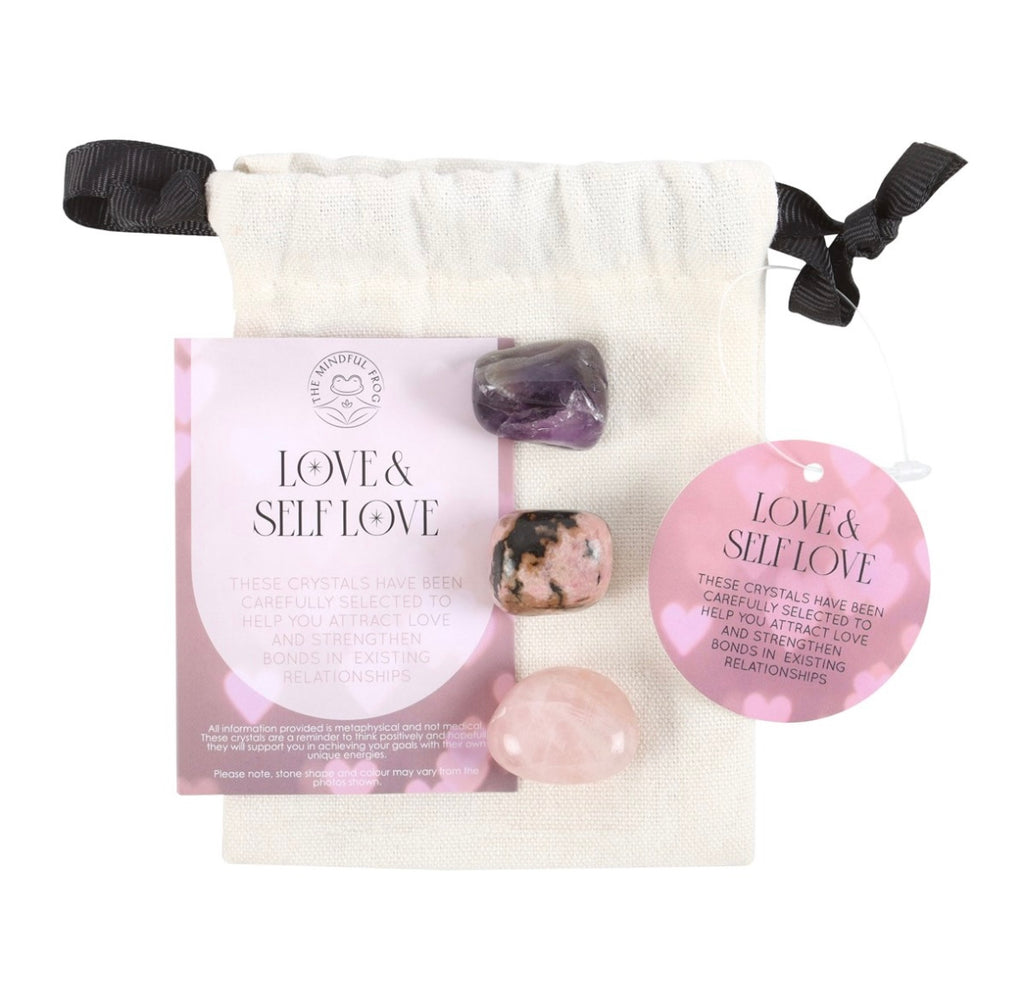 💕 Love & Self-Healing Crystal Set – 3 Healing Stones