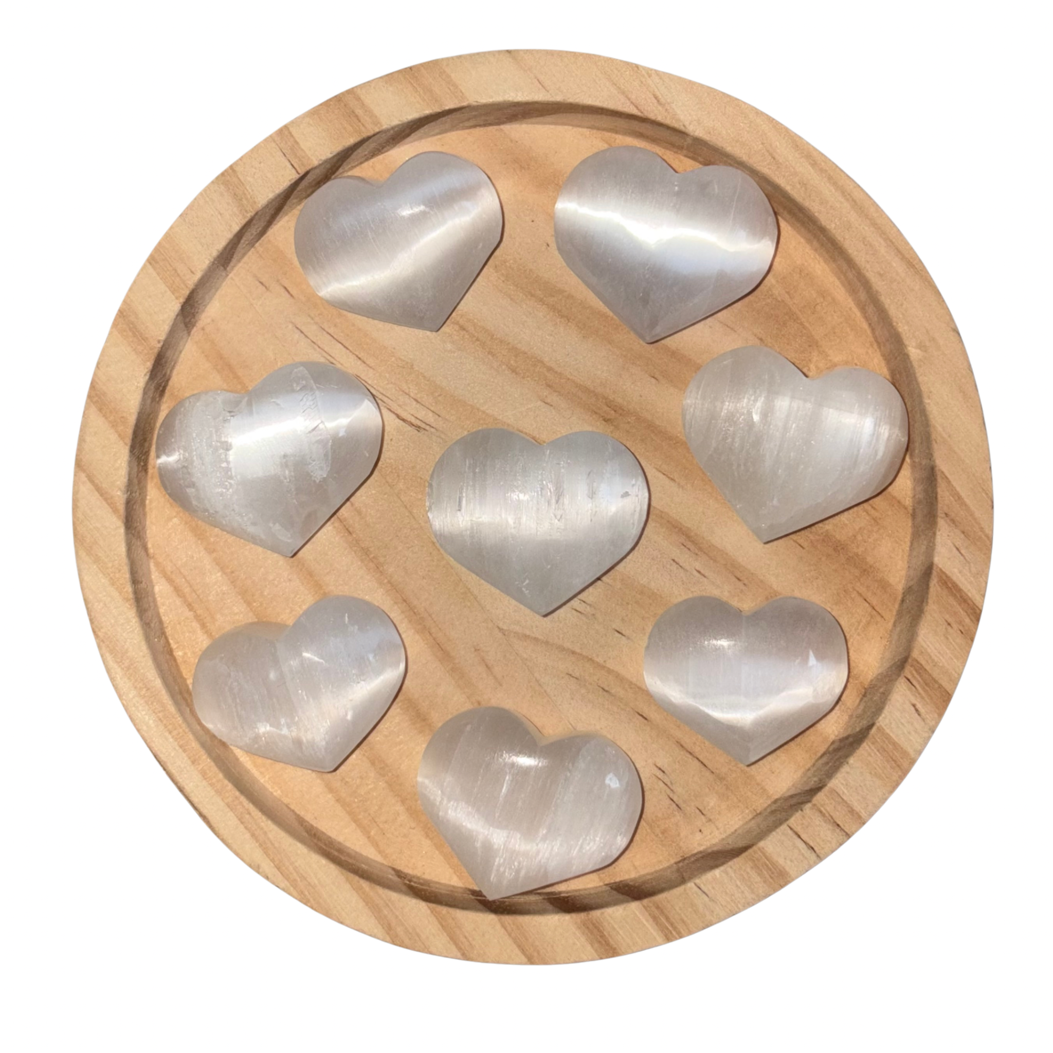 Selenite Heart Carving – 3.5 x 3cm