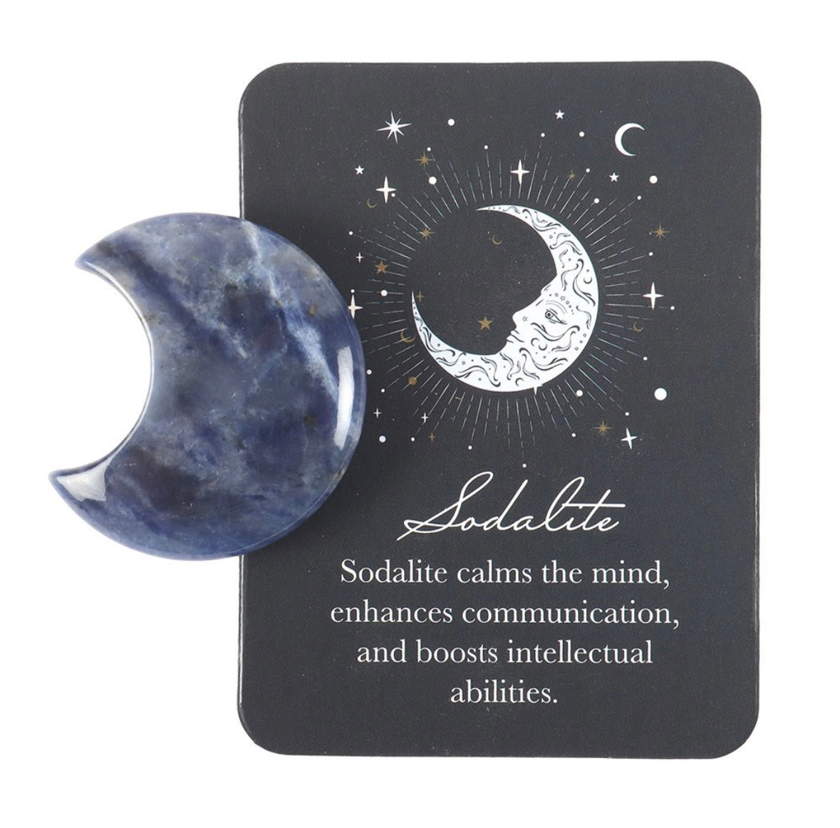 Sodalite Moon Crystal – Intuition & Clarity