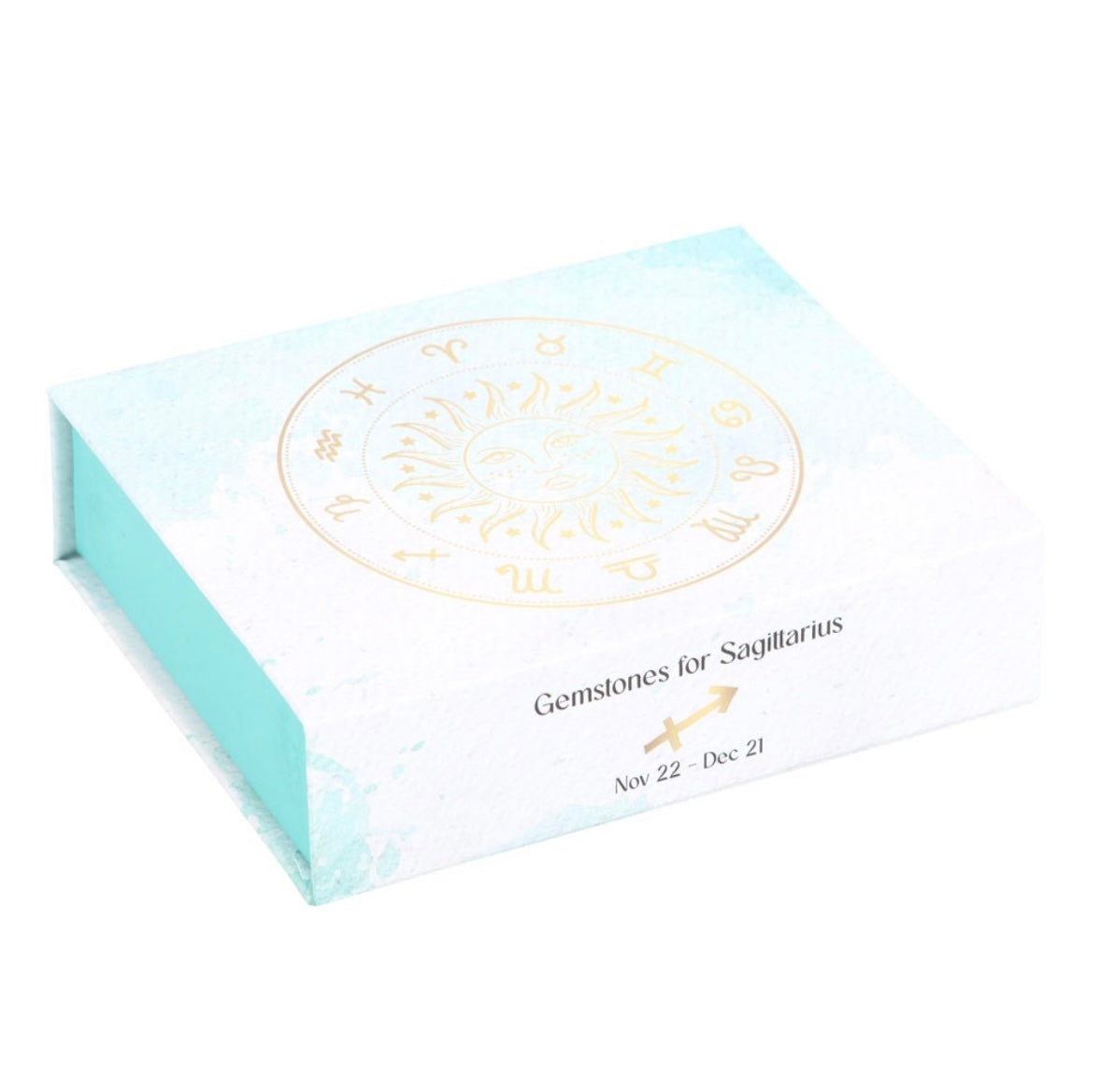 ♐ Sagittarius Zodiac Crystal Tumblestone Gift Set