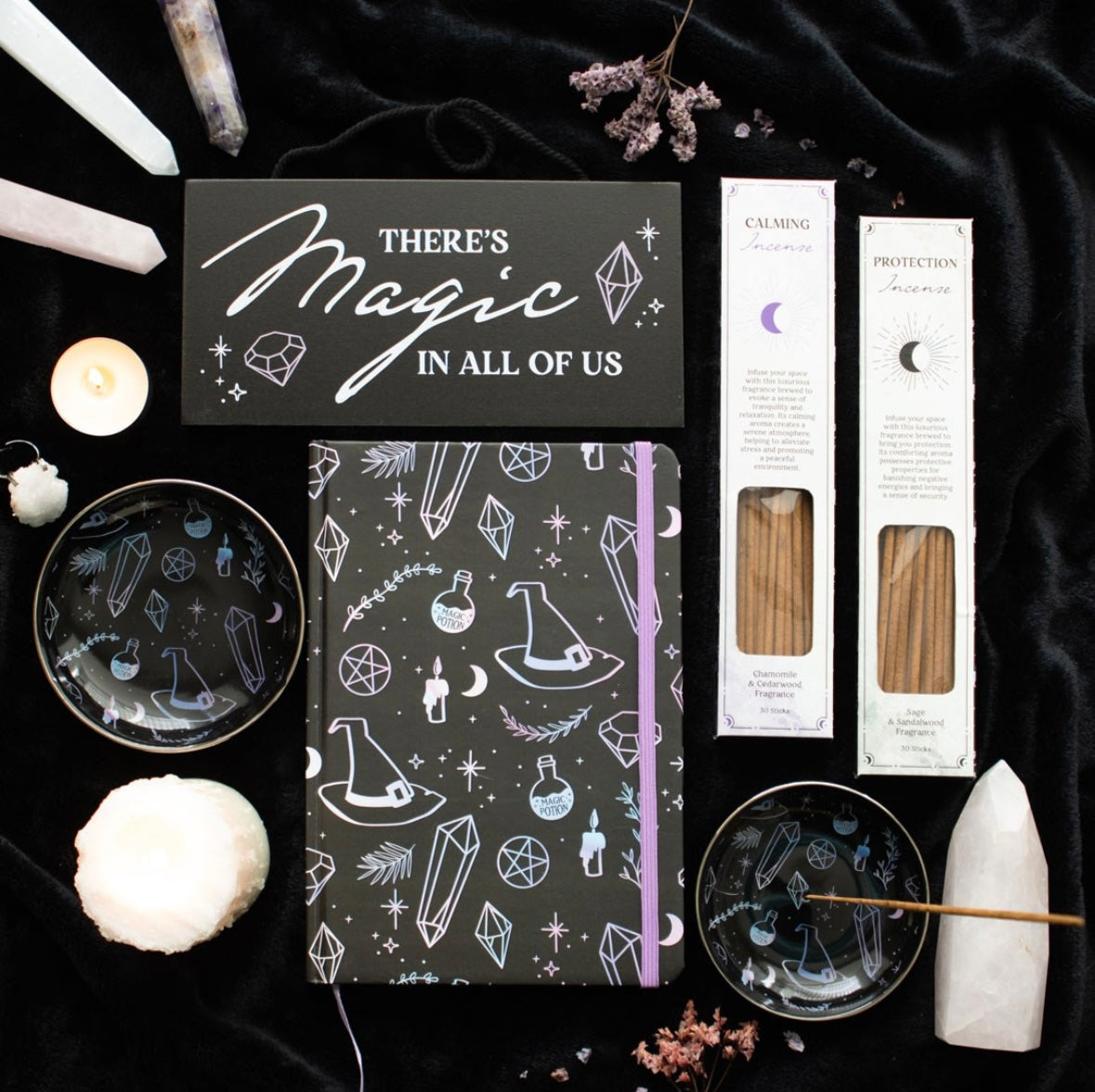 Crystal Magic Incense Dish