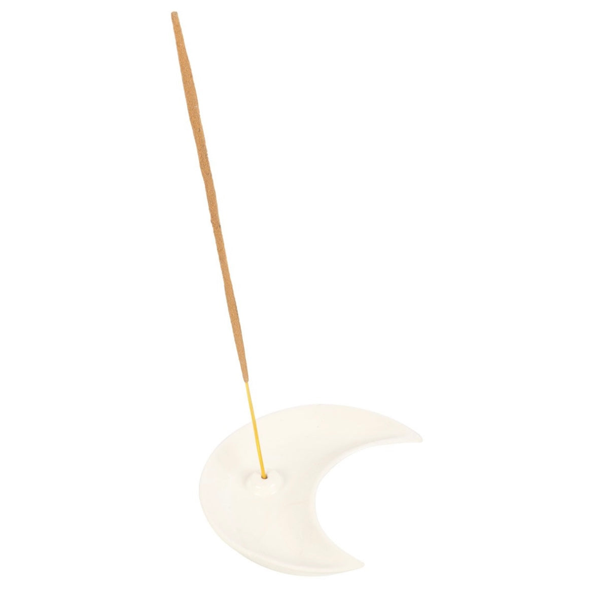 Crescent Moon Ceramic Incense Holder