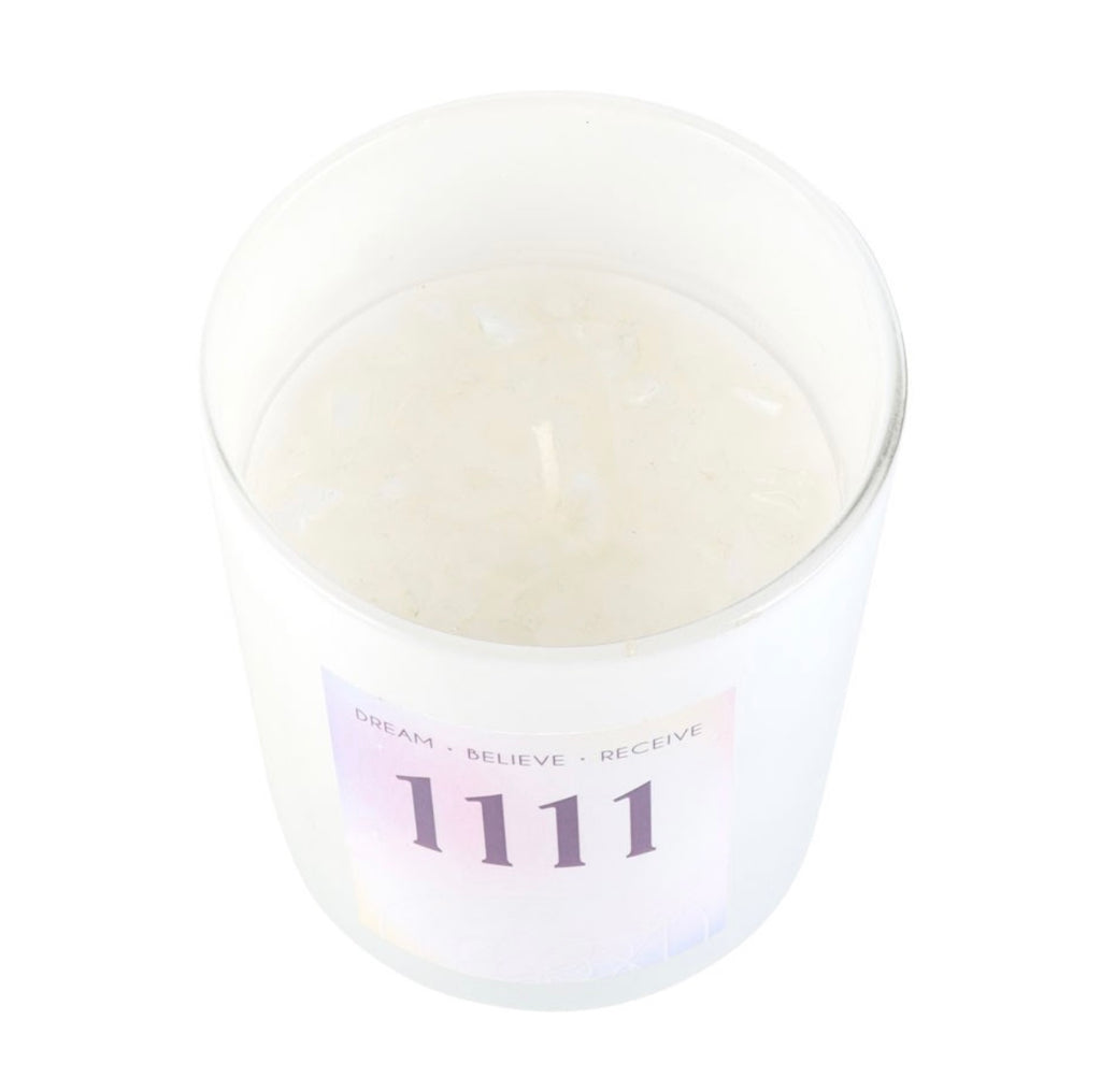 Angel Number 1111 Opalite Candle – Intuition & Manifestation