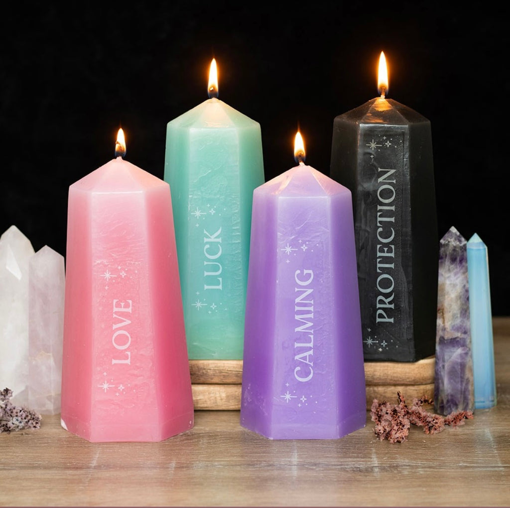 Love Crystal Candle – Rose Quartz & Self-Love