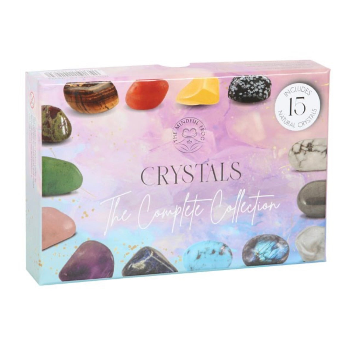 ✨ Crystal Healing Starter Kit – 15 Tumblestones with Guide
