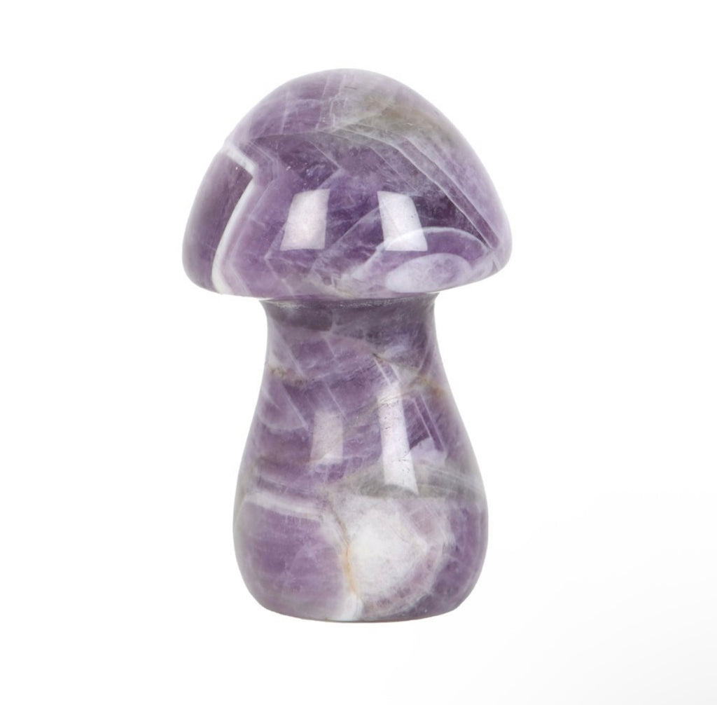 Amethyst Crystal Mushroom – Courage & Positive Energy