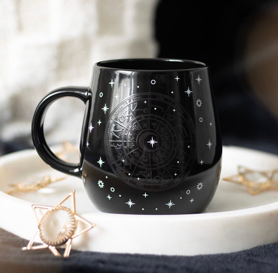 ✨ Astrology Heat Changing Mug – Celestial Gold Design (500ml)