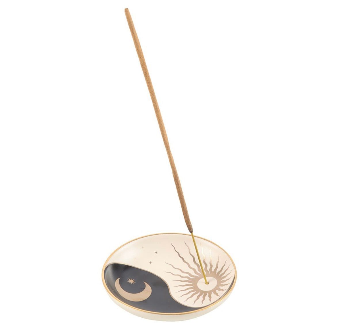 ☯️ Yin & Yang Celestial Incense Holder Dish