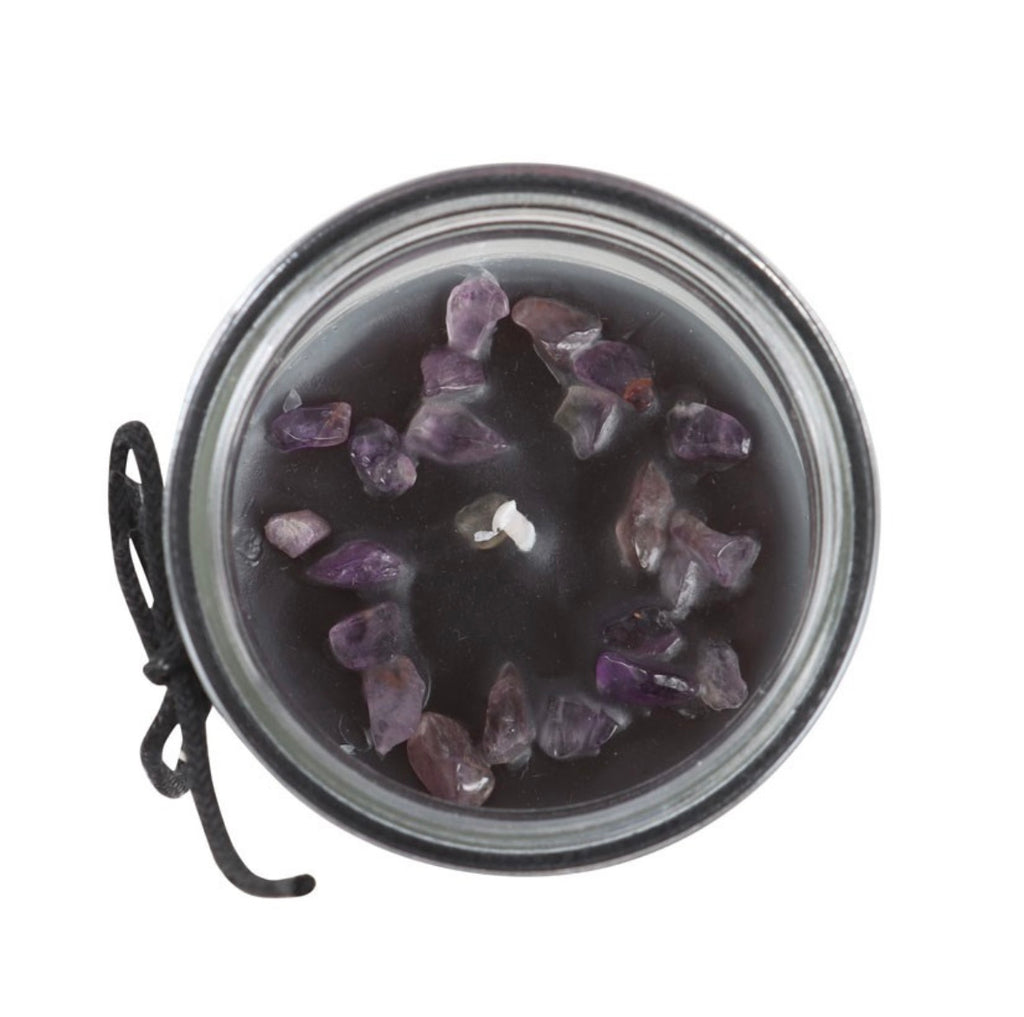 Amethyst Crystal magic Candle - Jasmine