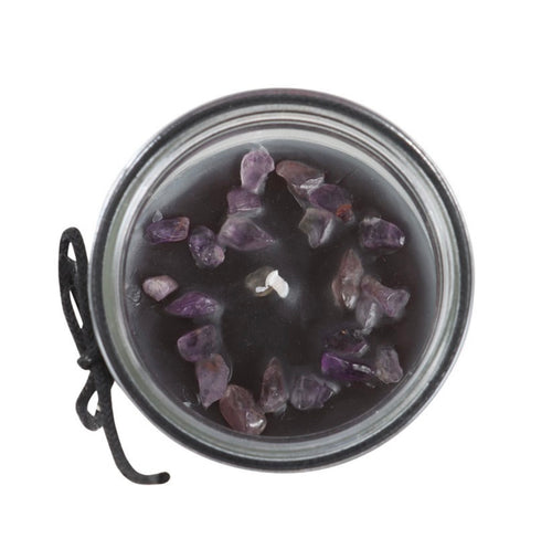 Amethyst Crystal magic Candle - Jasmine
