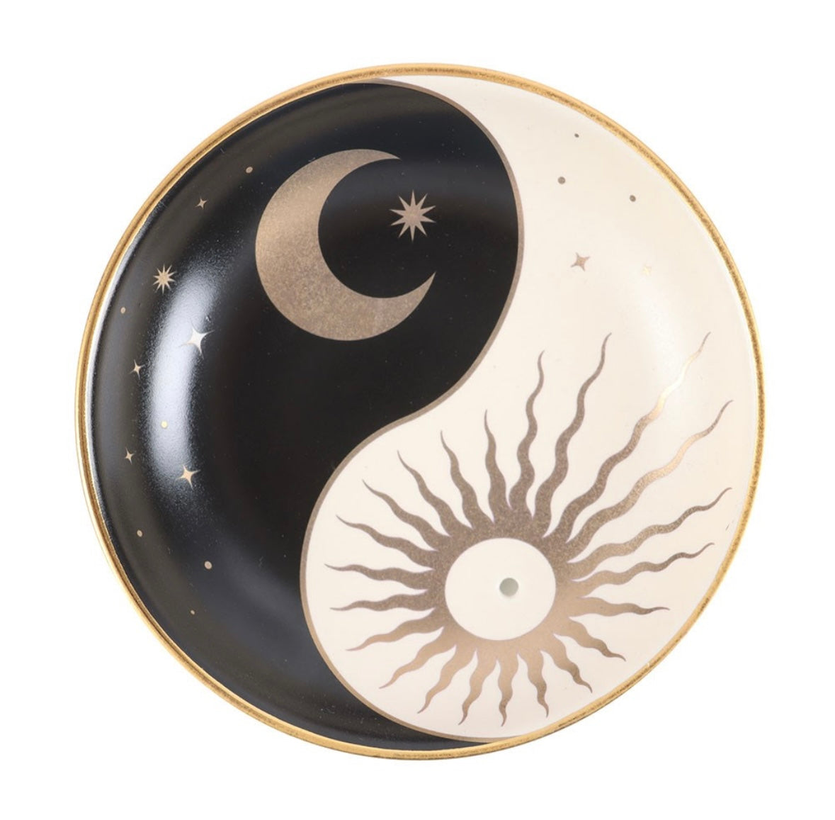 ☯️ Yin & Yang Celestial Incense Holder Dish