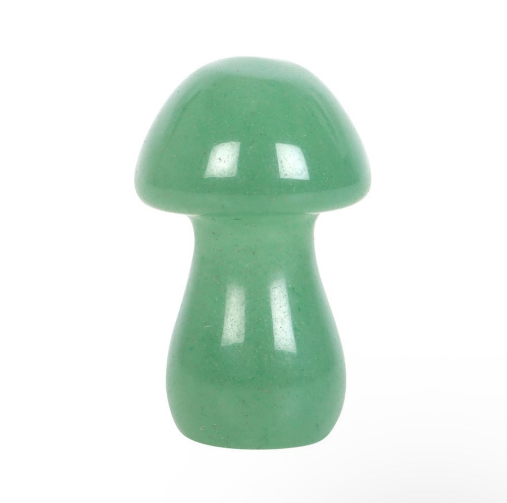 Aventurine Crystal Mushroom – Strength & Bravery