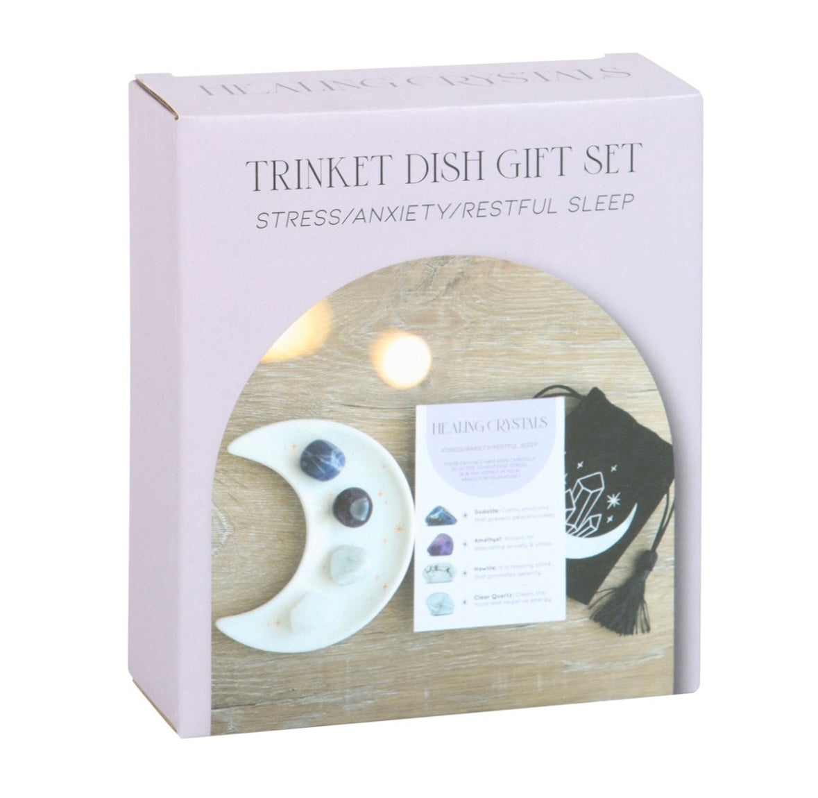 🌙 Calm & Rest Crystal Healing Gift Set