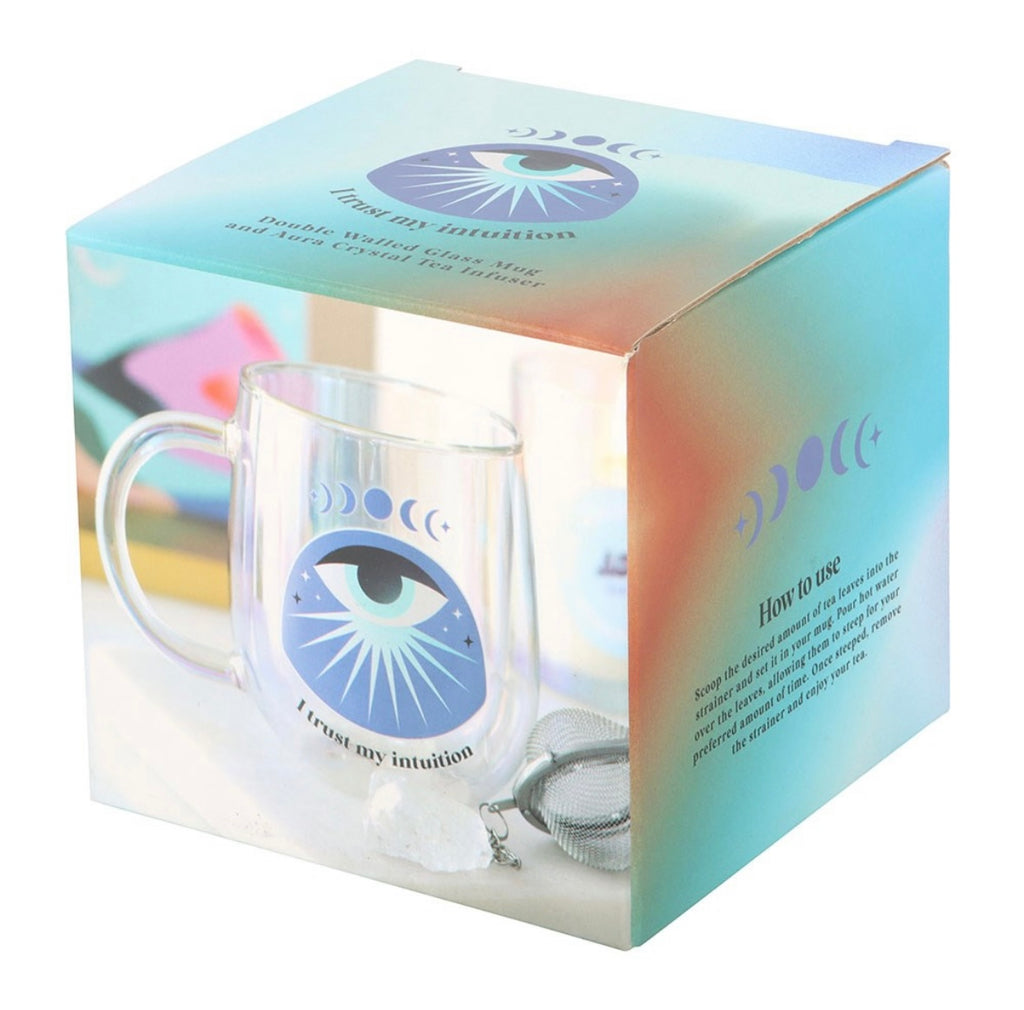 All-Seeing Eye Glass Mug & Crystal Infuser