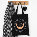 Black Polycotton Tote Bag