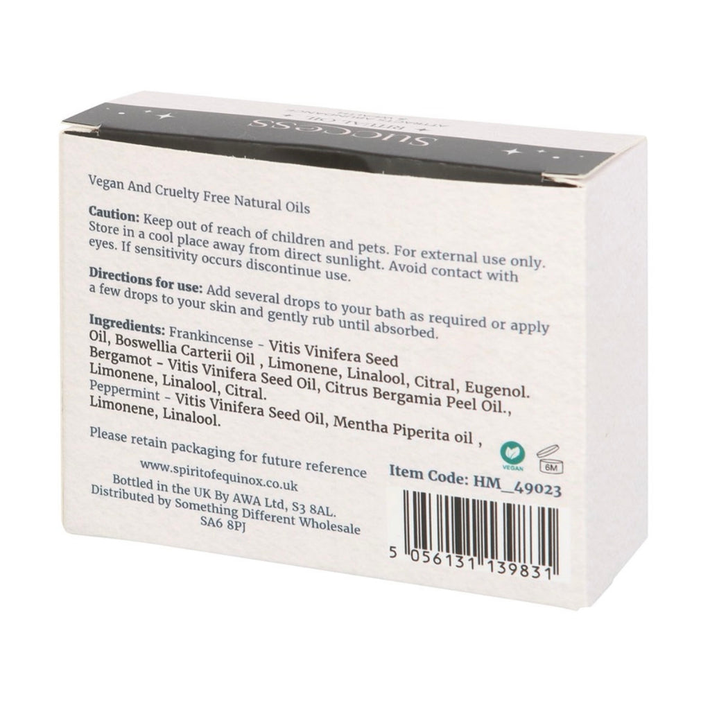 Success Ritual Essential Oil Set – Frankincense, Bergamot & Peppermint (3 x 10ml)