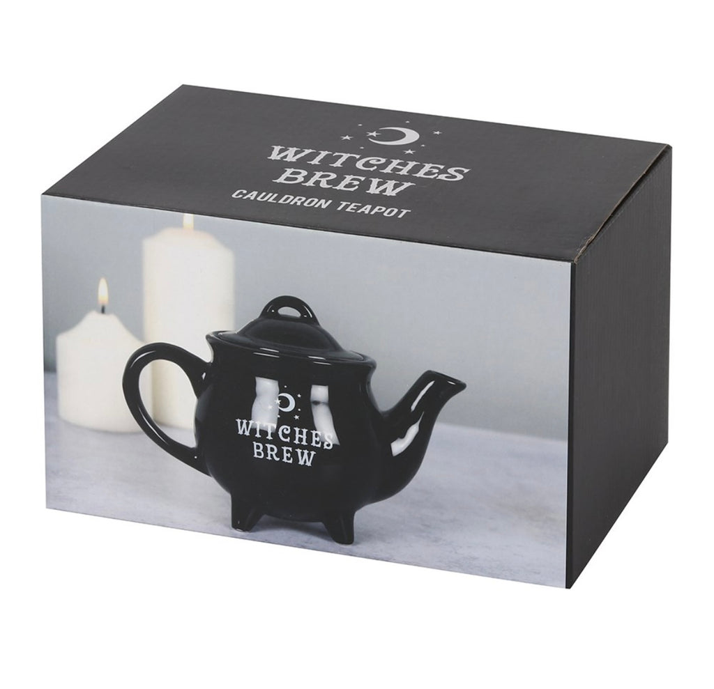 🫖 Witches Brew Cauldron Teapot – Ceramic (550ml)