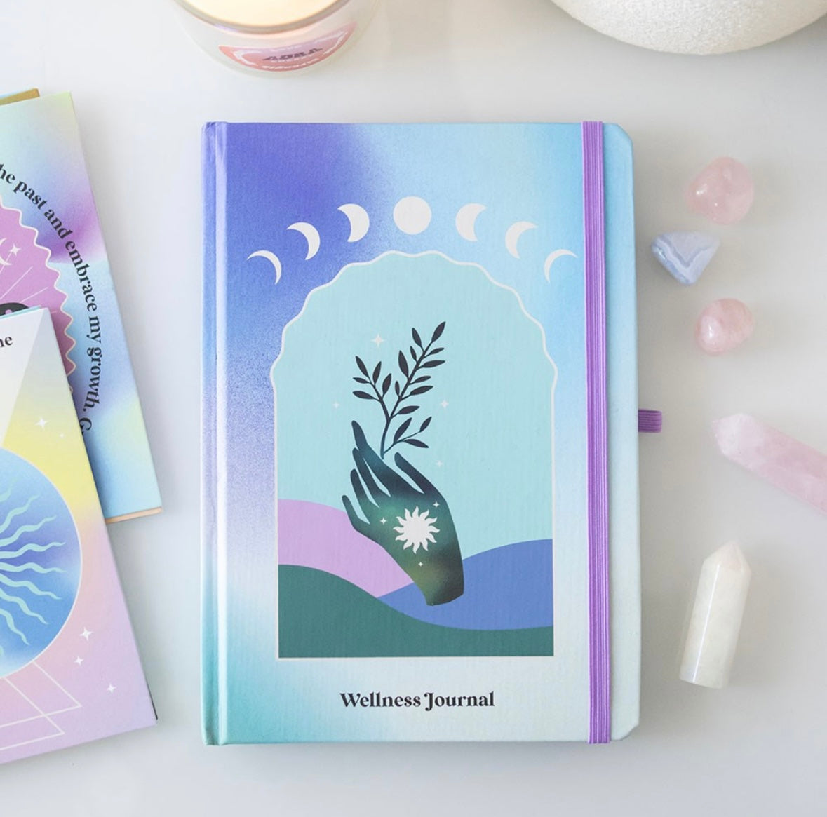 Wellness Journal & Crystal Pen Set