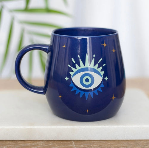 All Seeing Eye Heat-Changing Mug – Protection & Luck