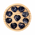 Sodalite Puff Heart – 25–30mm