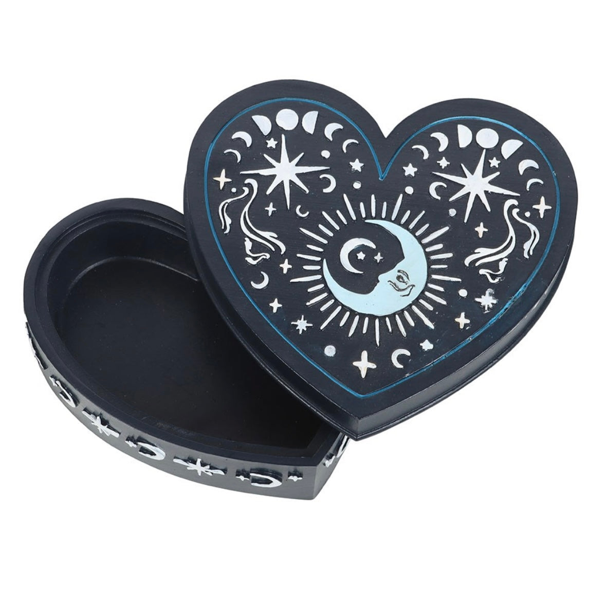 Celestial Heart Trinket Box – Moonlit Magic for Your Treasures