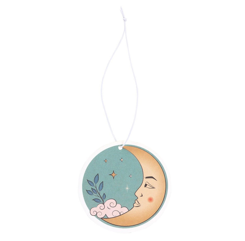 Celestial Moon Car Air Freshener – Vanilla Fragrance
