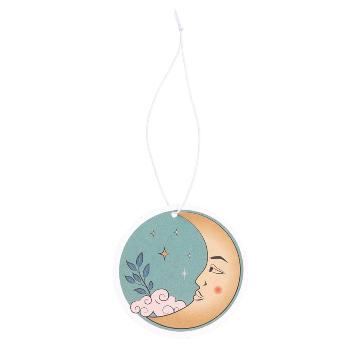 Celestial Moon Car Air Freshener – Vanilla Fragrance