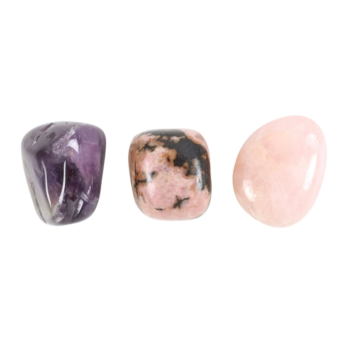 💕 Love & Self-Healing Crystal Set – 3 Healing Stones