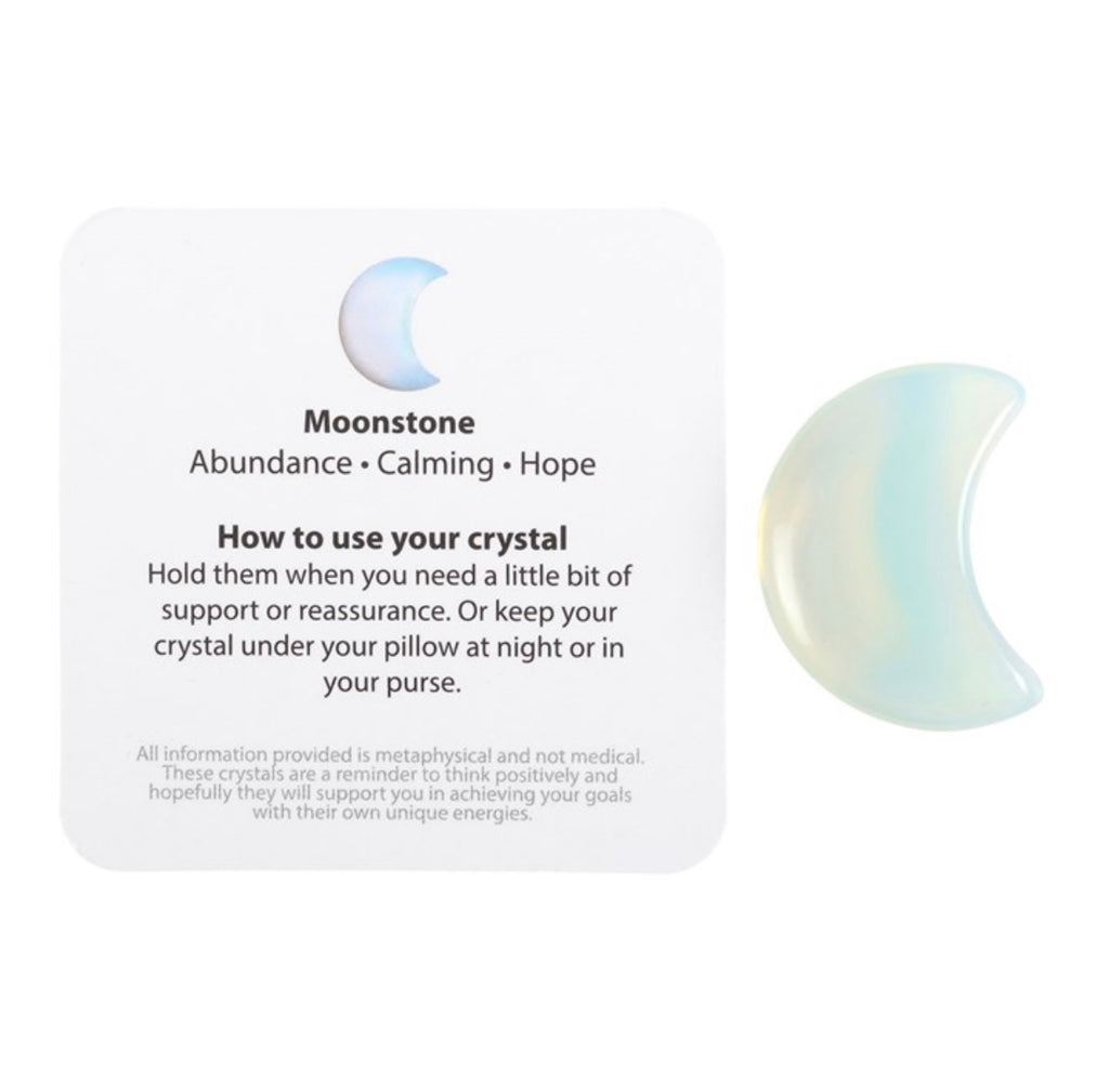 Opalite Moon Keepsake Gift – Abundance, Calming & Hope