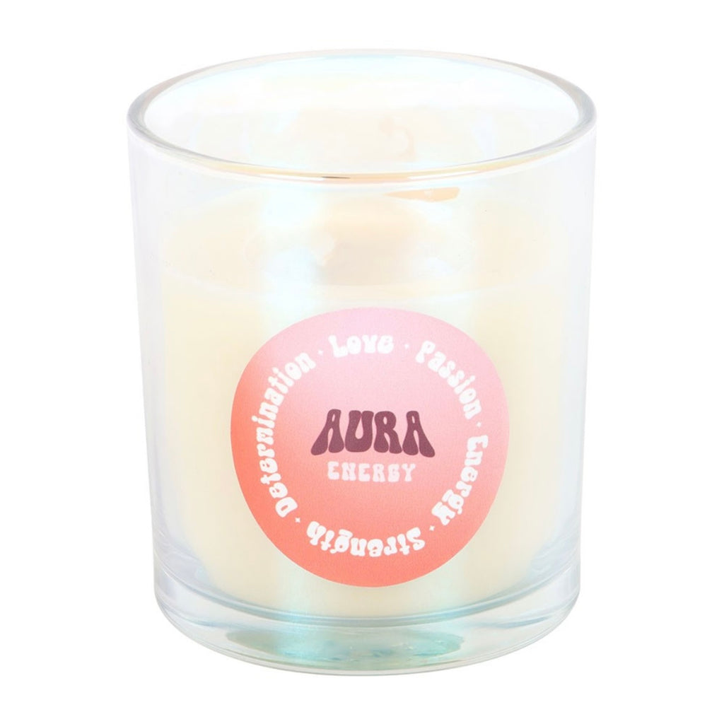 Juicy Raspberry Candle – Iridescent Glass Jar