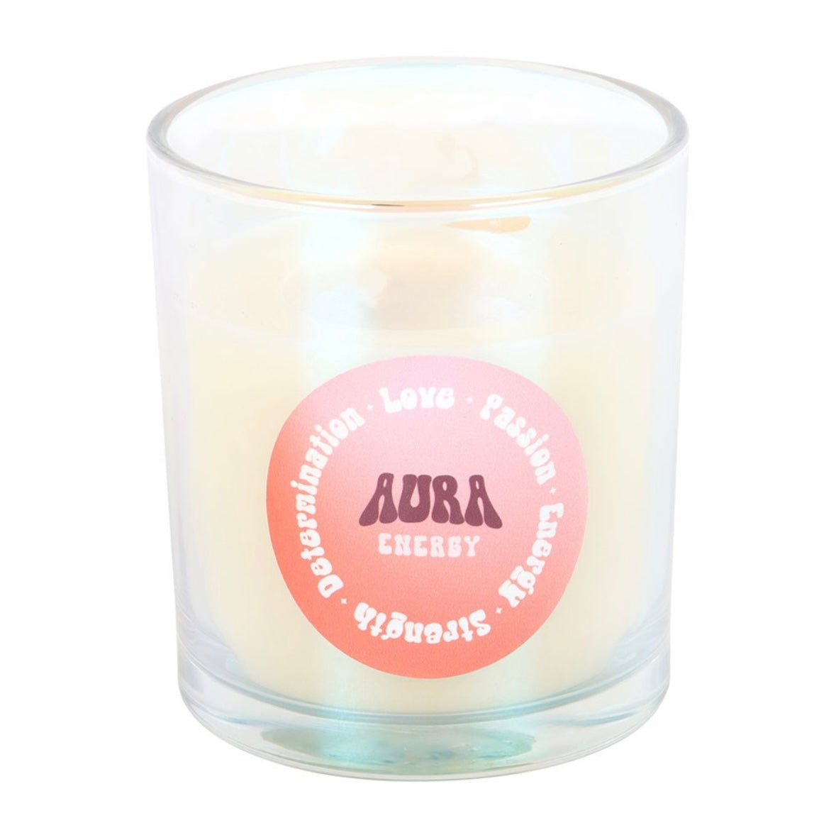 Juicy Raspberry Candle – Iridescent Glass Jar