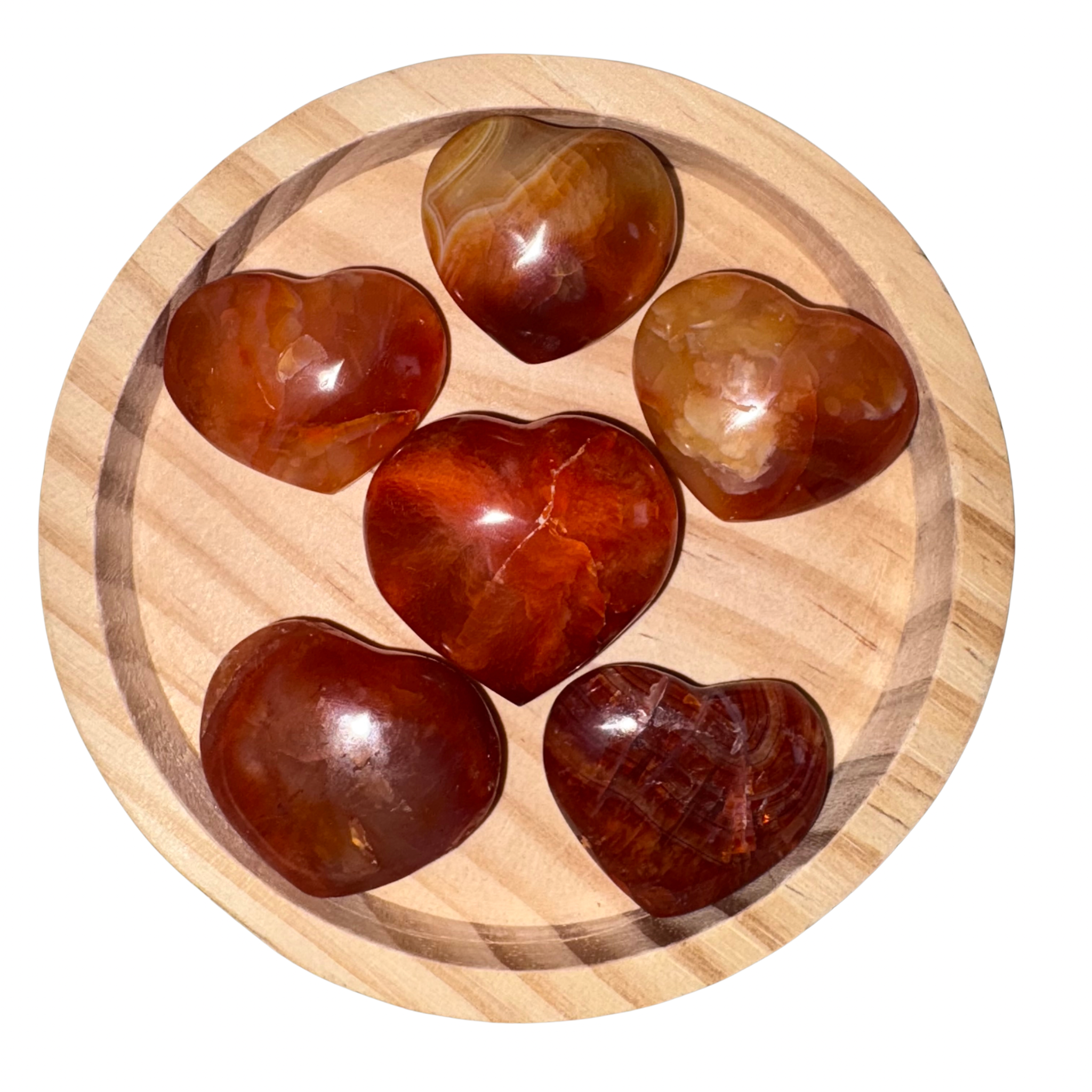 Carnelian Heart – 30–40mm (Madagascar)