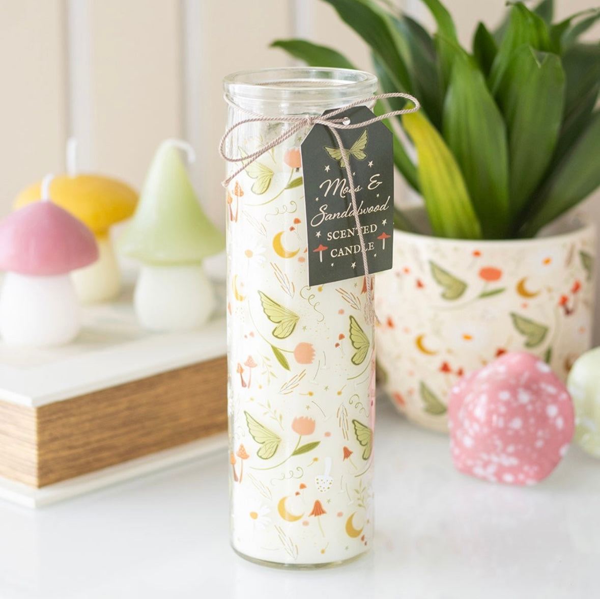 Fairy-Inspired Tube Candle – Moss & Sandalwood