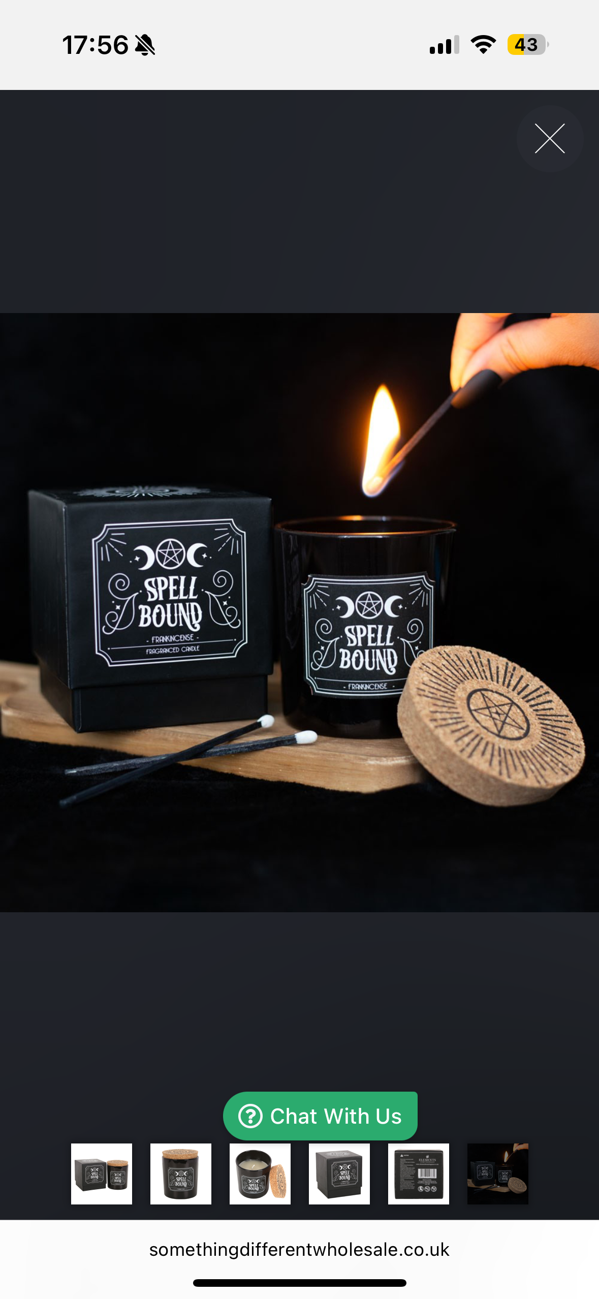 Spell Bound Fragranced Candle – Frankincense