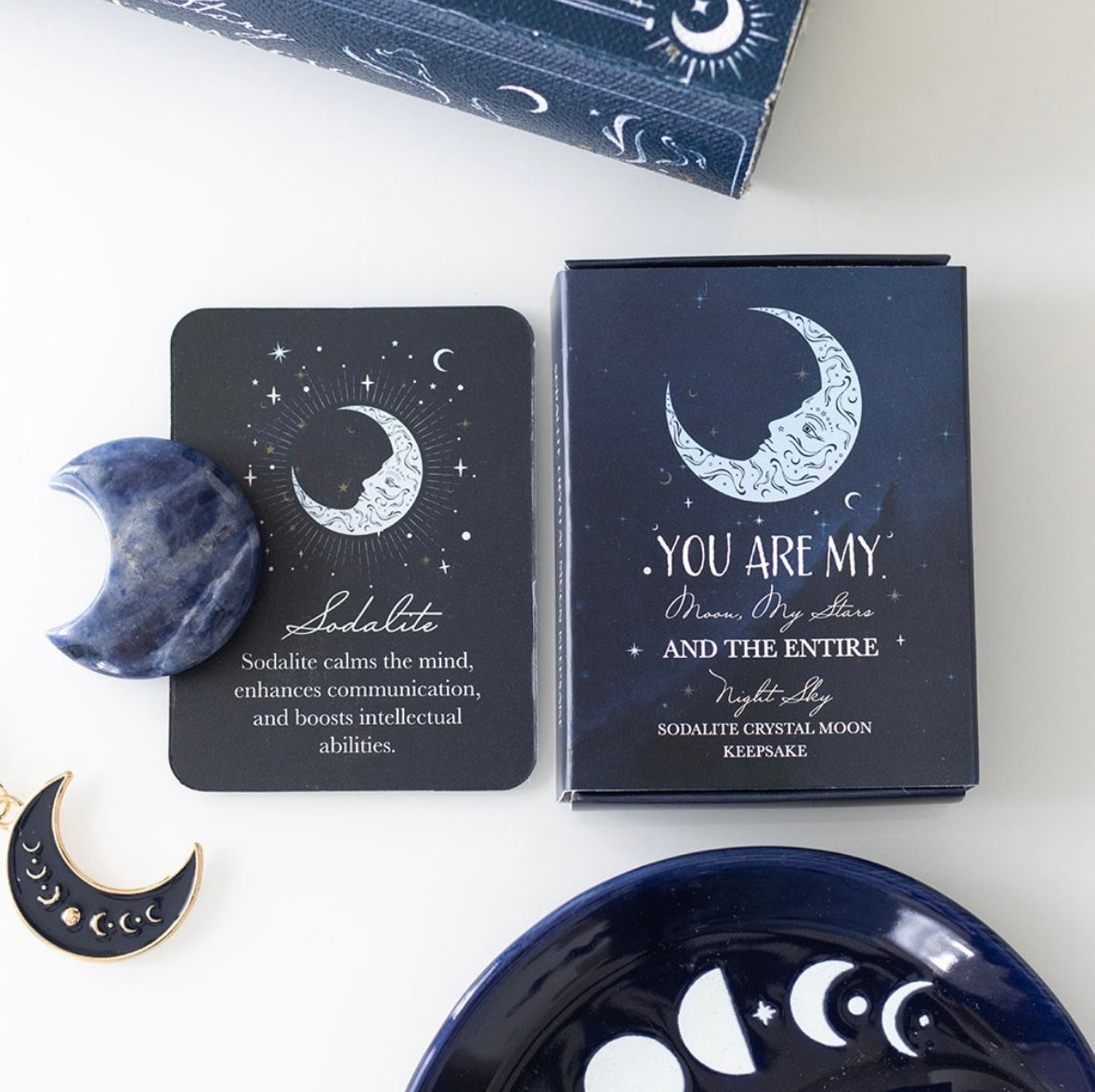Sodalite Moon Crystal – Intuition & Clarity