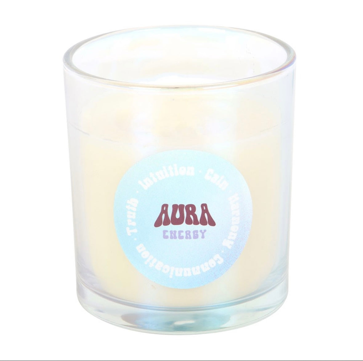 Ocean Breeze Candle – Iridescent Glass Jar