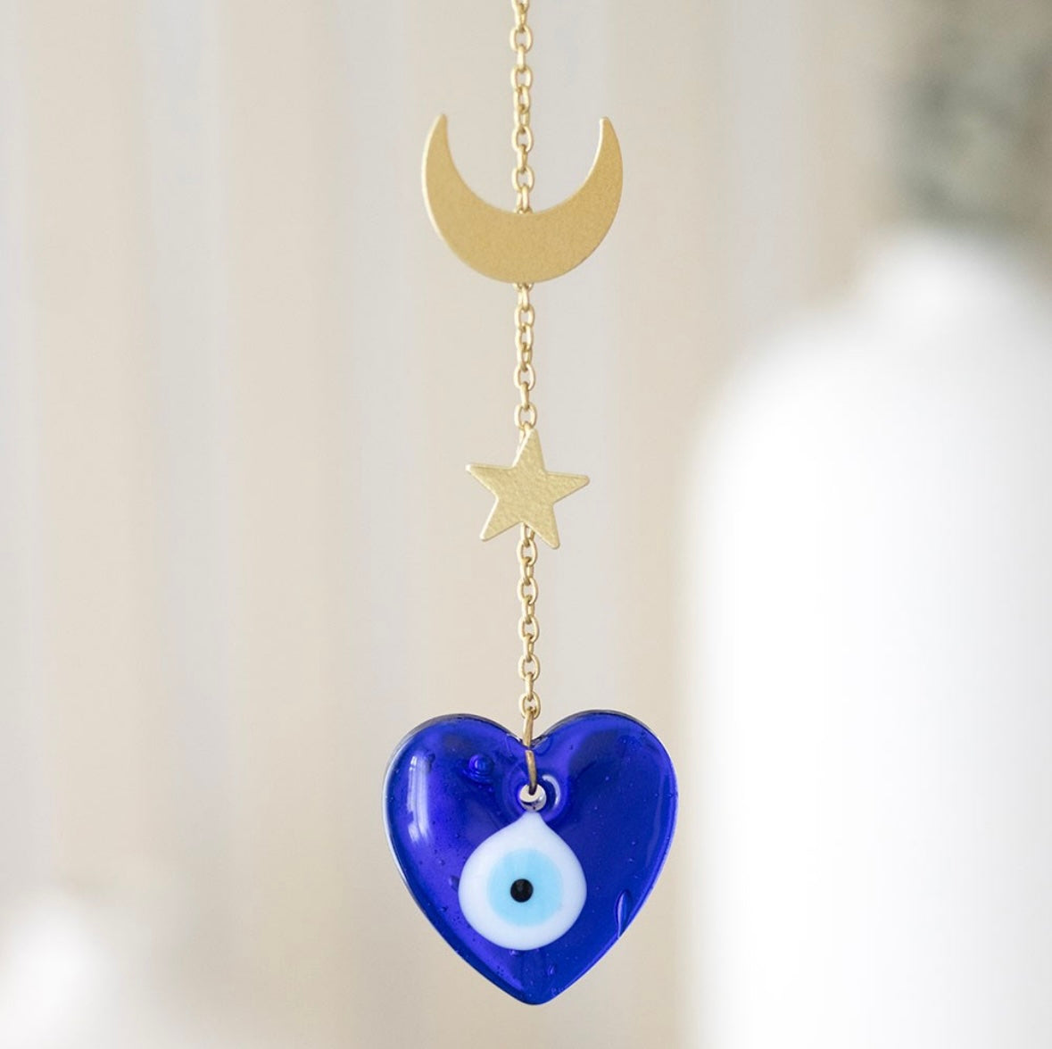 🌙 Celestial All Seeing Eye Hanging Glass Decoration