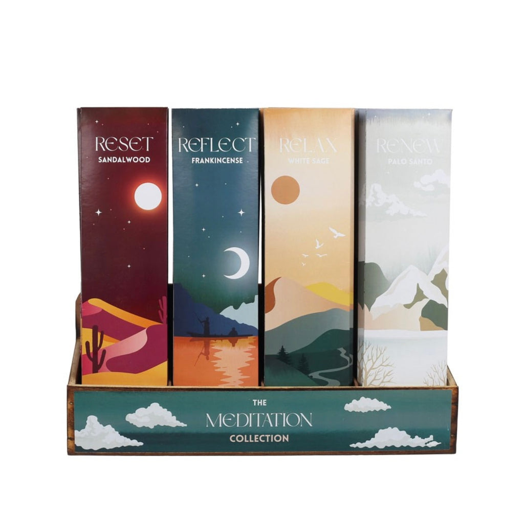 Meditation Incense Collection – Set of 4 (80 Sticks Total)