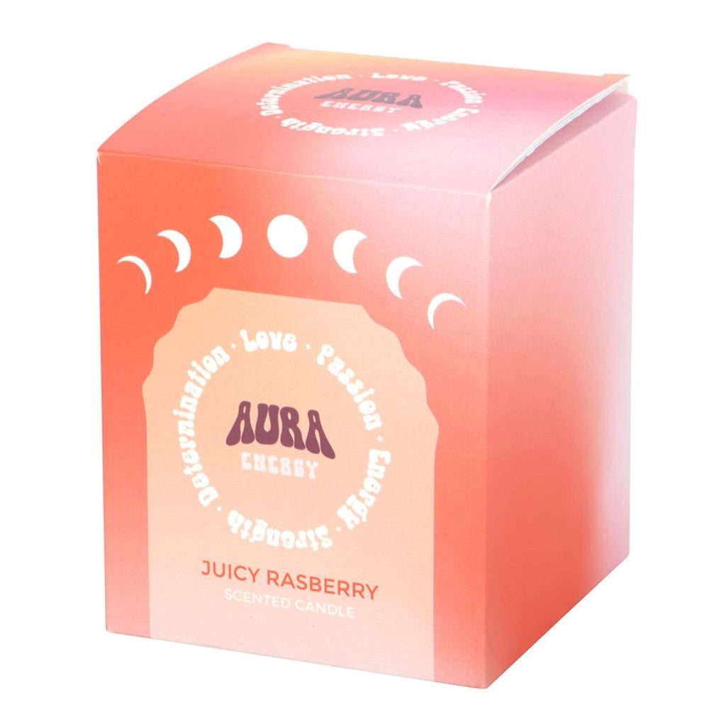 Juicy Raspberry Candle – Iridescent Glass Jar