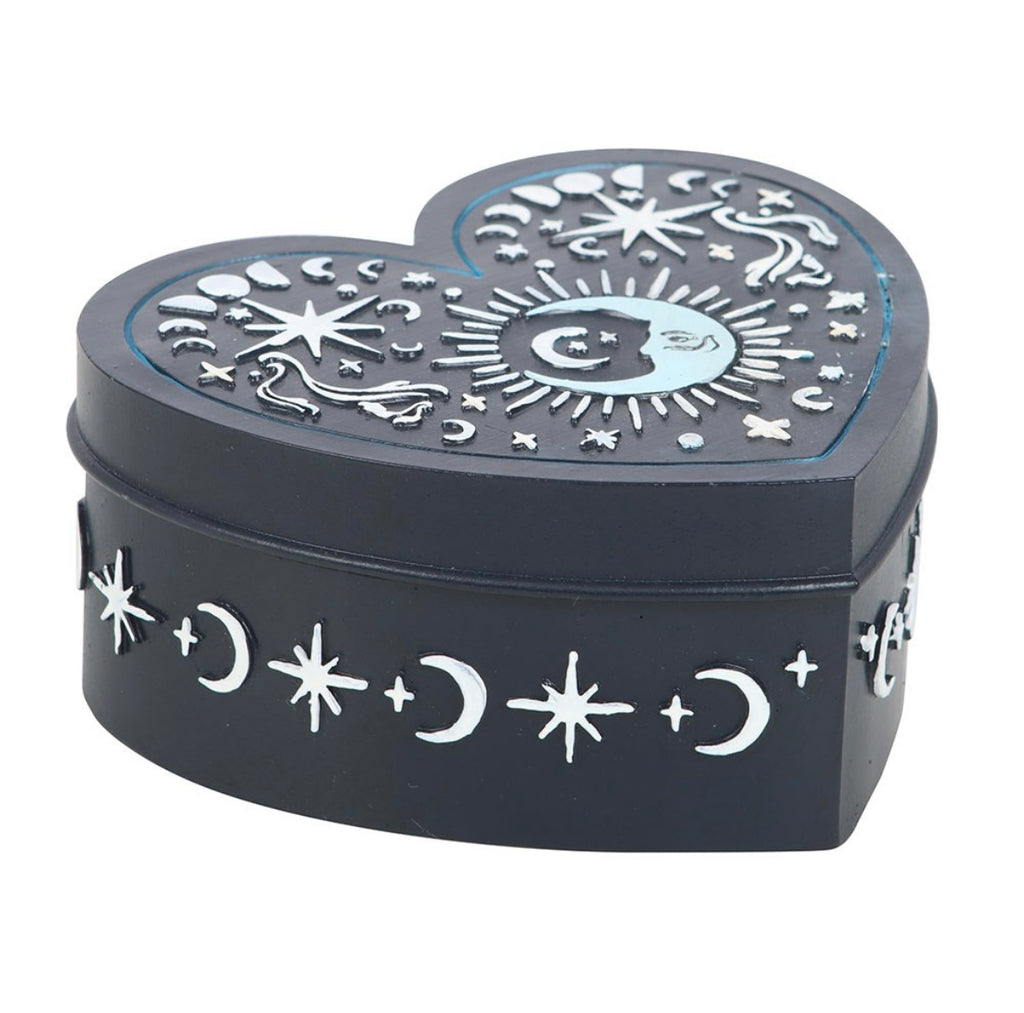 Celestial Heart Trinket Box – Moonlit Magic for Your Treasures