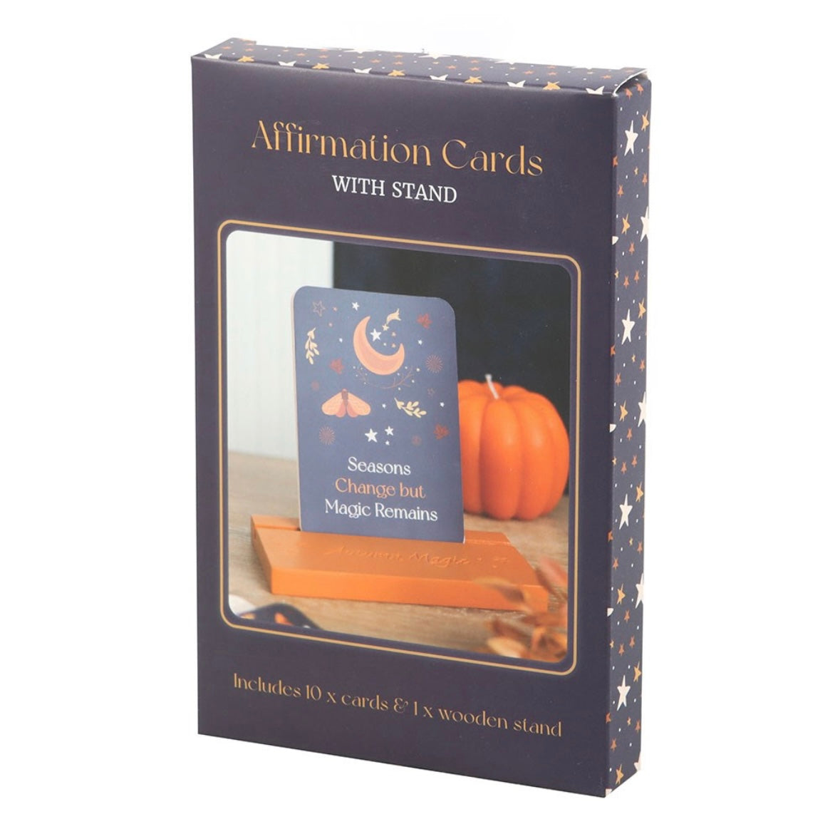 ✨ Affirmation Cards & Wooden Stand – Daily Positivity Set