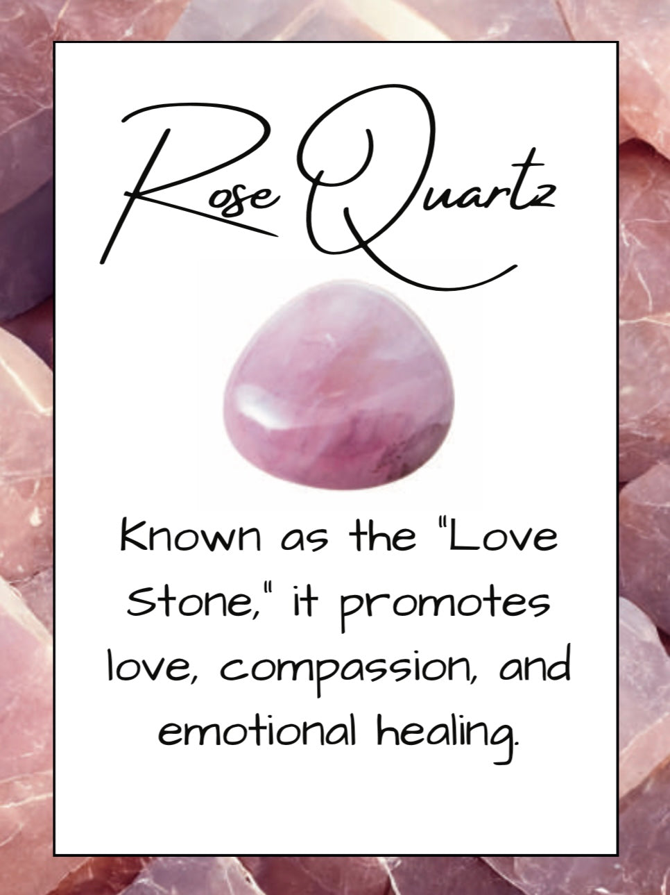 Rose Quartz Heart – 20–30mm (Madagascar)